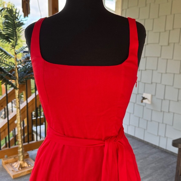 Banana Republic | Fit & Flare Linen Blend Dress - Picture 4 of 12